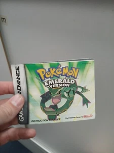 Pokemon Smaragd GameBoy Advance Bedienungsanleitung nur Booklet AGB-BPEE-USA-1 - Bild 1 von 3