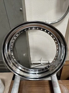 17”X 2”outer Step Standard(not Rolled)Replacement Lip 40 Holes US Hi Polished - Picture 1 of 6