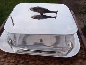 1900s Sardine Dish' LP A&JZ NS' Sheffield EPNS Classic Design Great A1 Condition - Picture 1 of 9