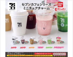 Seven Cafe Charm Capsule Toy Gashapon Miniature Prize Complete - Picture 1 of 15