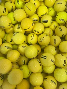 50 Golf Balls- Premium Yellow Range Golf Balls - 4A Near Mint Condition - Picture 1 of 1