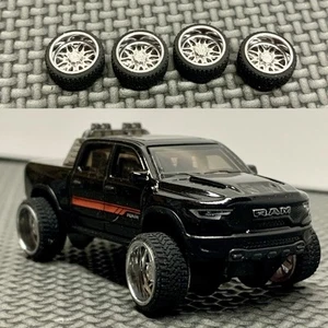 1:64 Traxes On Low Profile Truck Tires. 3d Printed - Picture 1 of 4