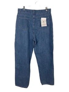 Anna Kaci Damen Denim Jeans Größe XL 33 in Taille High Rise Straight - Bild 1 von 10