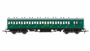 Tercer autocar Hornby R4792 OO SR 58' Maunsell reconstruido 8 Cmprt freno #2638 LN - Imagen 1 de 1