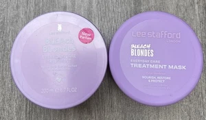 Lee Stafford Bleach Blondes Color Love Tratamiento 200 ml Paquete de 2 - Imagen 1 de 2