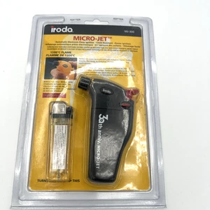 Iroda Piezo MJ300 Micro Jet Torch w/Refillable Fuel Cell New Sealed - Picture 1 of 10