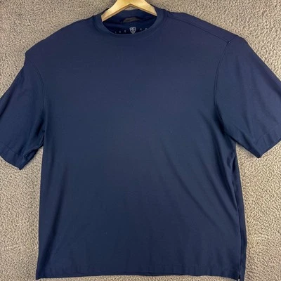Nike Golf Shirt Mens 2XL Navy Blue Performance Stretch Short Sleeve Athletic Top - Image 1 of 4