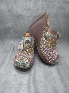 Rocket Dog Women's Wedge Mule Clogs Patchwork Platform Size 8 - Picture 1 of 8