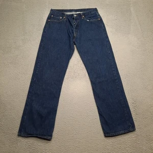 Pantalones de mezclilla rectos vintage Levis 501 XX para hombre 34x34 botones mosca años 90 EE. UU. - Imagen 1 de 10