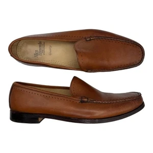 Mocasines sin cordones Allen Edmonds Granby de cuero tostado - Imagen 1 de 11