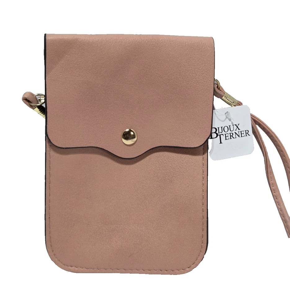 Bolso Bandolera Bijoux Terner Pantalla Táctil para Teléfono Celular Cuero Sintético Herrajes Dorados Foto 1 de 4