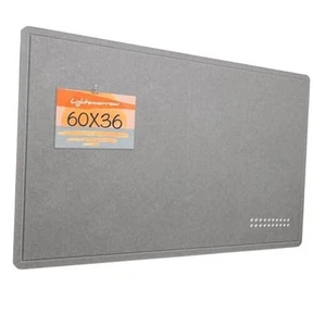 Large Bulletin Board - 60 x 36 Inches, Decorative Felt Pin Board for Wall - 5'  - Picture 1 of 7