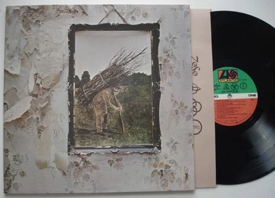 LED ZEPPELIN IV EX ATLANTIC SD 19129 '77 Press vinyl LP w/inner titles sticker - Image 1 of 4