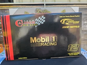VINTAGE 1999 Team Caliber - Jeremy Mayfield #12 Mobil 1 Ford Taurus NICE CAR 🚗 - Picture 1 of 20