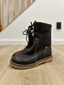 Duckfeet Damen Arhus Fell Leder Stiefel Gr. 41 braun - Bild 1 von 13