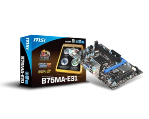 Motherboard MSI B75MA-E31 - Bild 1 von 1