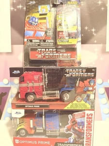 TRANSFORMERS Optimus Prime metal fundido a presión Hollywood Rides - Imagen 1 de 2