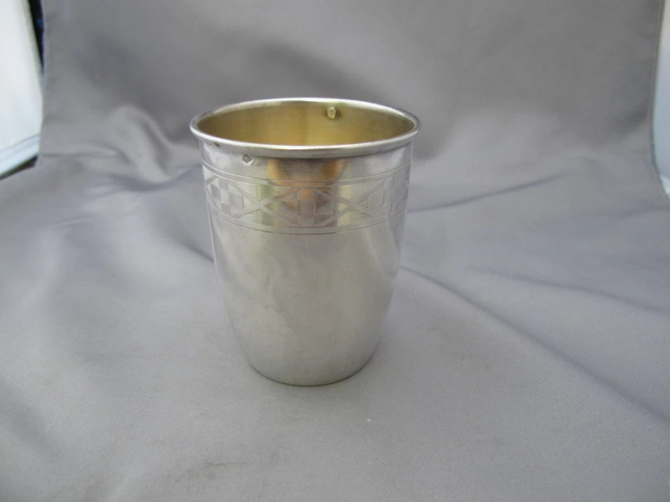 Bonito VASO FRANCÉS 950 Plata ART DECO - Fabricante PB - Sin Mono - Sin Reserva Foto 1 de 4