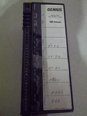 BLOQUE/LADRILLO FANUC USADO GENIUS I/O 115V 50/60HZ .1A MAX GE IC660ELA100A (MM4) Foto 1 de 4