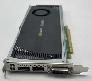 Nvidia Quadro 4000 2GB GDDR5 2xDisplay 1xDVI Graphics Card DP/N: 038XNM - Picture 1 of 6