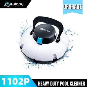 UPGRADE WINNY Pool Cleaner Vacuum Automatic Pool Cleaner 180μm 80mins - Picture 1 of 10
