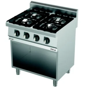 Gasherd Gelomat GO Cook 700 Herd Gastroherd 4 Flammen 36kW C8070G Unterbau offen - Bild 1 von 1