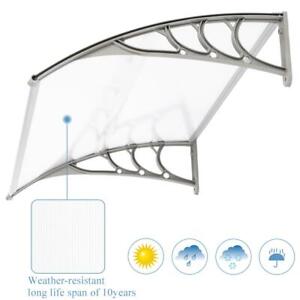 Door Canopy Awning Shelter Outdoor Porch Patio Front/Back Window Roof Rain Cover