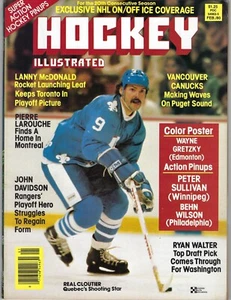 1980 Hockey Illustrated magazine Real Cloutier, Quebec Nordiques VG - Picture 1 of 1