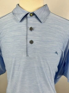 Tommy Bahama Island Zone Performance Marlin Polo Baby Blue Shirt Size 3XL XXXL - Picture 1 of 7