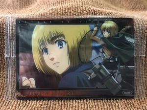 Attack on Titan Armin Arlert oblea 2 cartas No. 03 Juguete Japón Temporada Final 2023 - Imagen 1 de 9