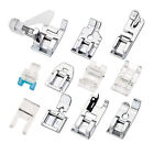 11 IN 1 Domestic Sewing Machine Foot Presser Feet Snap On For Brother Singer
