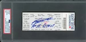 VLADIMIR GUERRERO Jr SIGNED MLB DEBUT TICKET 4/26/2019 B'Jays vs A's PSA 10/10 - Picture 1 of 4