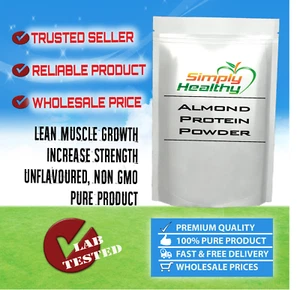 Smooth Almond Protein Powder 1kg, Unflavoured, Vegan Friendly, Simply Healthy - Picture 1 of 5