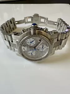 Renato Wilde Beast Diamond Chronograph Watch Beauty Collection 400 Natural Cut - Picture 1 of 9