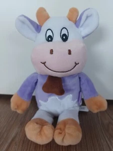 MILKA Kuh Lila Plüsch Kuscheltier 25cm Sitzend Plüschtier - Bild 1 von 4