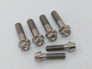 Kawasaki ZX7-R ZX7RR Titanium brake caliper bolt kit 96-03 Ti full set - Picture 1 of 5