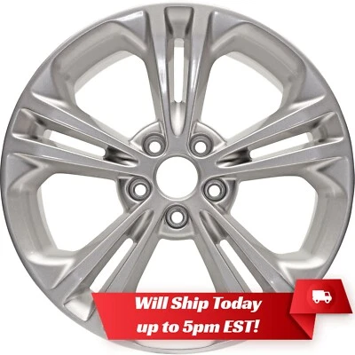 Set of 4 New 18" Silver Alloy Wheels 2016-2019 Ford Explorer & 2013-2019 Taurus - Image 1 of 4