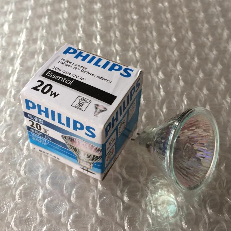 Philips MR11 12V20W GU4 30° Bulb Essential Lamp Dichroic Reflector Spot Light - Image 1 of 4