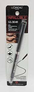 L'OREAL PARIS INFALLIBLE GRIP EYELINER MECHANICAL GEL MAKEUP #210 TAUPE GREY NEW - Picture 1 of 2