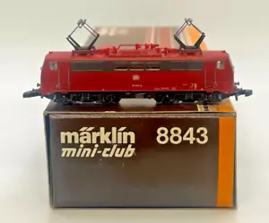 Z Scale Marklin 8843 Red Electric Cargo Locomotive Original Box - Picture 1 of 9