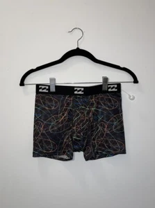 Billabong Black Orange Blue Green Neon Boys Underwear Boxer Briefs NWOT XL - Picture 1 of 6