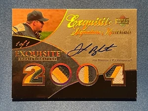 1/1 Joe Blanton 2007 Upper Deck Exquisite Quad Patch GU Auto Signature Materials - Bild 1 von 2