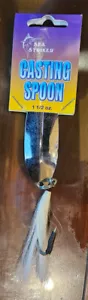 Sea Striker SES150B-1 Nickel Plated Casting Spoon with Single Hook- 1.5 oz- New - Picture 1 of 3