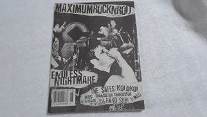 MRR Maximum RockNRoll 265 punk zine Endless Nightmare Hard Skin Transistor - Picture 1 of 6