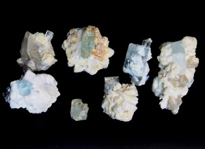 Beautiful Aquamarine Crystal Specimen Many Sizes Natural Gemstone Pakistan 1pc - Picture 1 of 47