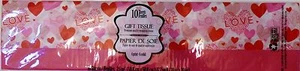Nuevo 10 hojas de papel tejido de San Valentín 4 amor y 6 hojas rosa liso - Imagen 1 de 1