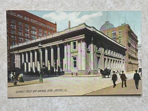 i 2263 Postcard Illinois Trust and Savings Bank, Chicago, Illinois IL - Picture 1 of 2