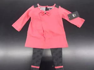Juego de Leggings Coral y Grises Infantil ABS $44 $44 Niñas Talla 12 Meses - 24 Meses - Imagen 1 de 7