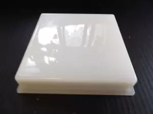 Litecraft Mfg 7” Sq. Milk Glass Recessed Light Shade Diffuser Vintage 54146-B1 - Picture 1 of 8
