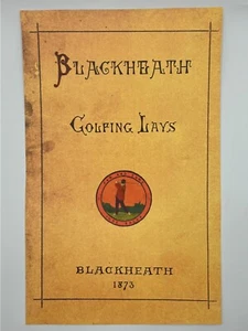 119. Blackheath Golfing Lays Hand Colorized Poster 9.75" x 15.5" Golf Golfing - Picture 1 of 1